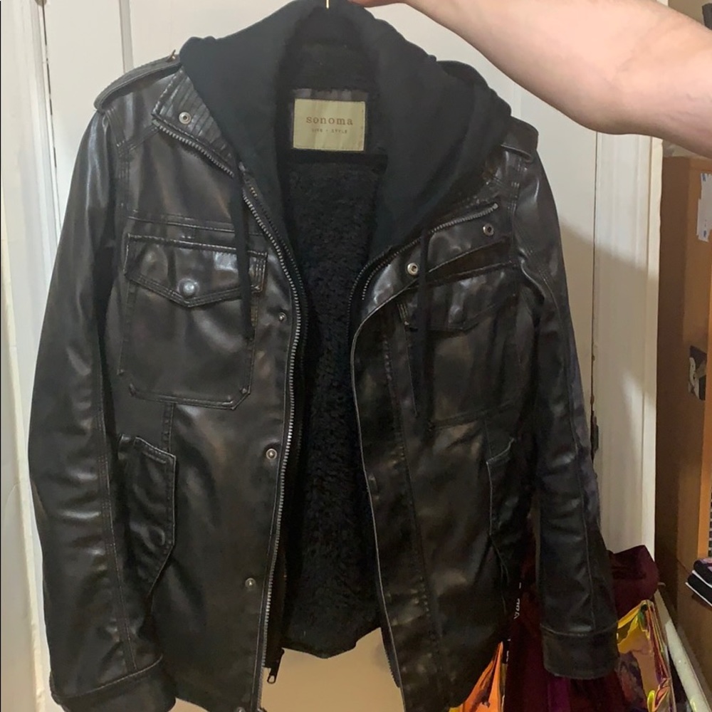 Faux Leather Jacket
